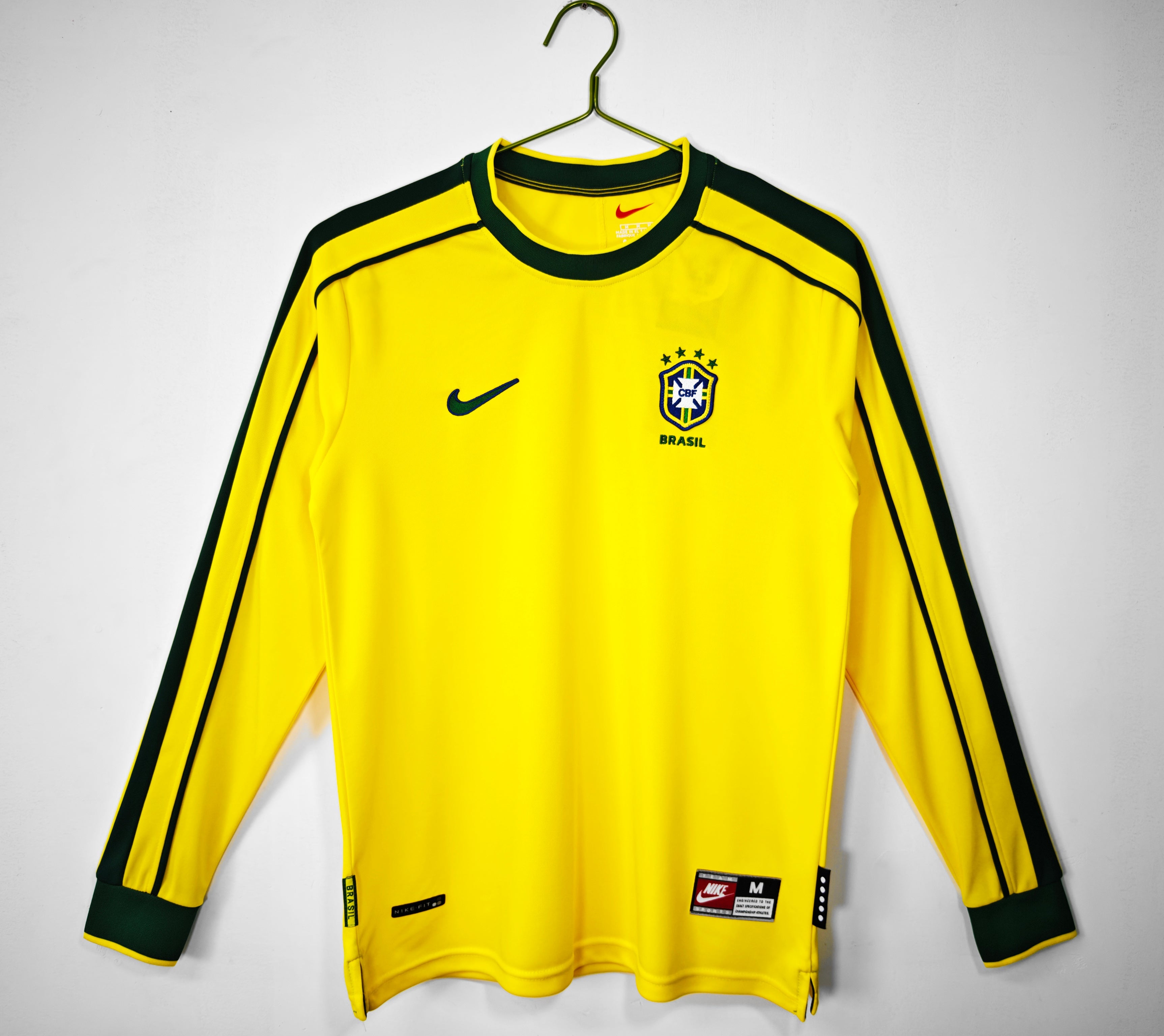 Brasilien 1998 Retro Langarmtrikot