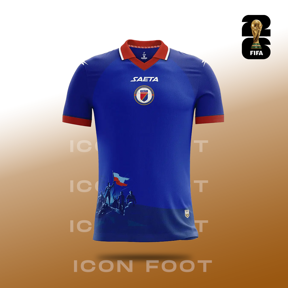 Maillot Domicile Haïti Coupe du Monde 2026
