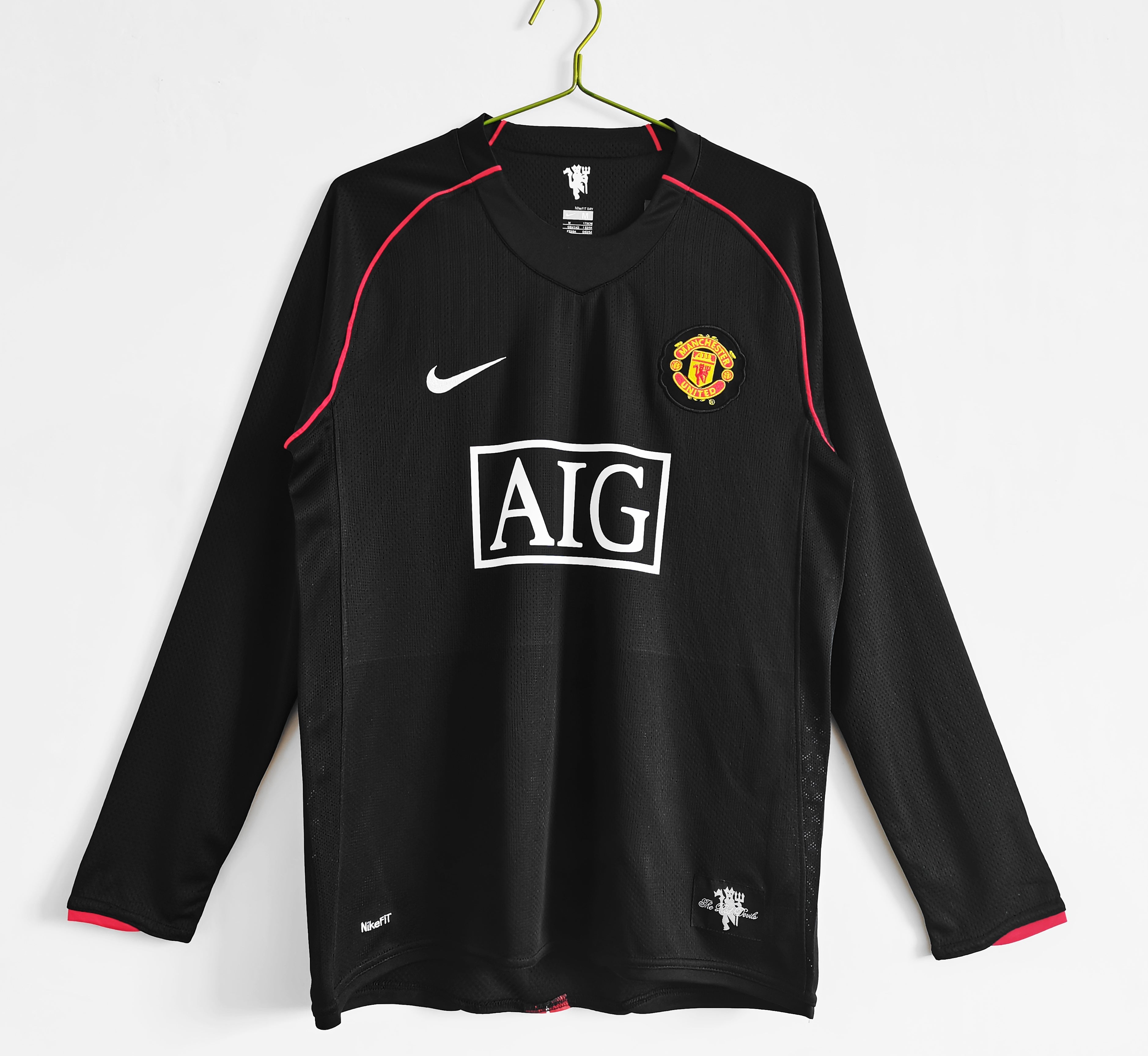 Manchester United 2007 Retro Auswärts Langarm
