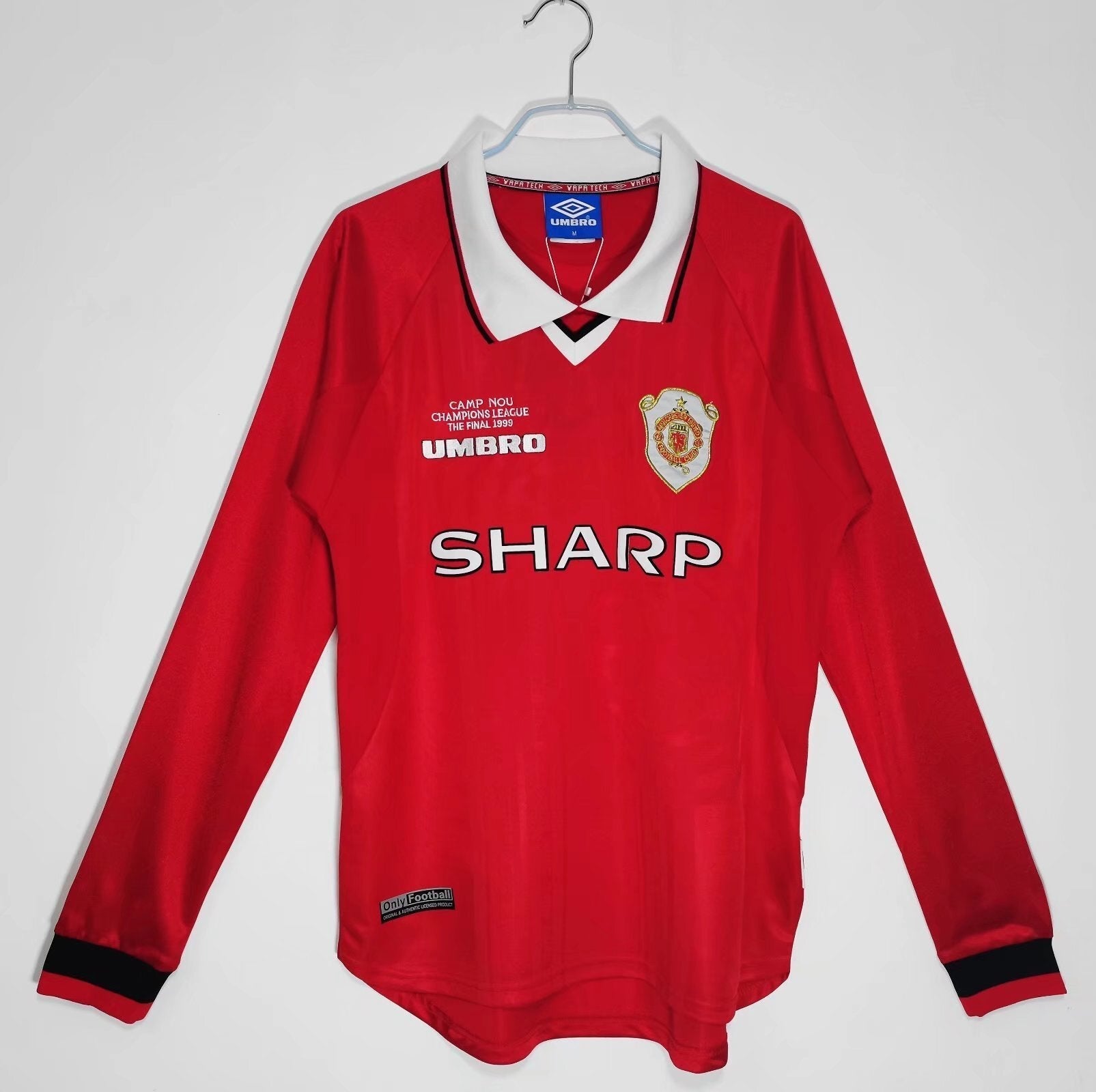 Manchester United 1999 Retro Final Edition Langarmshirt