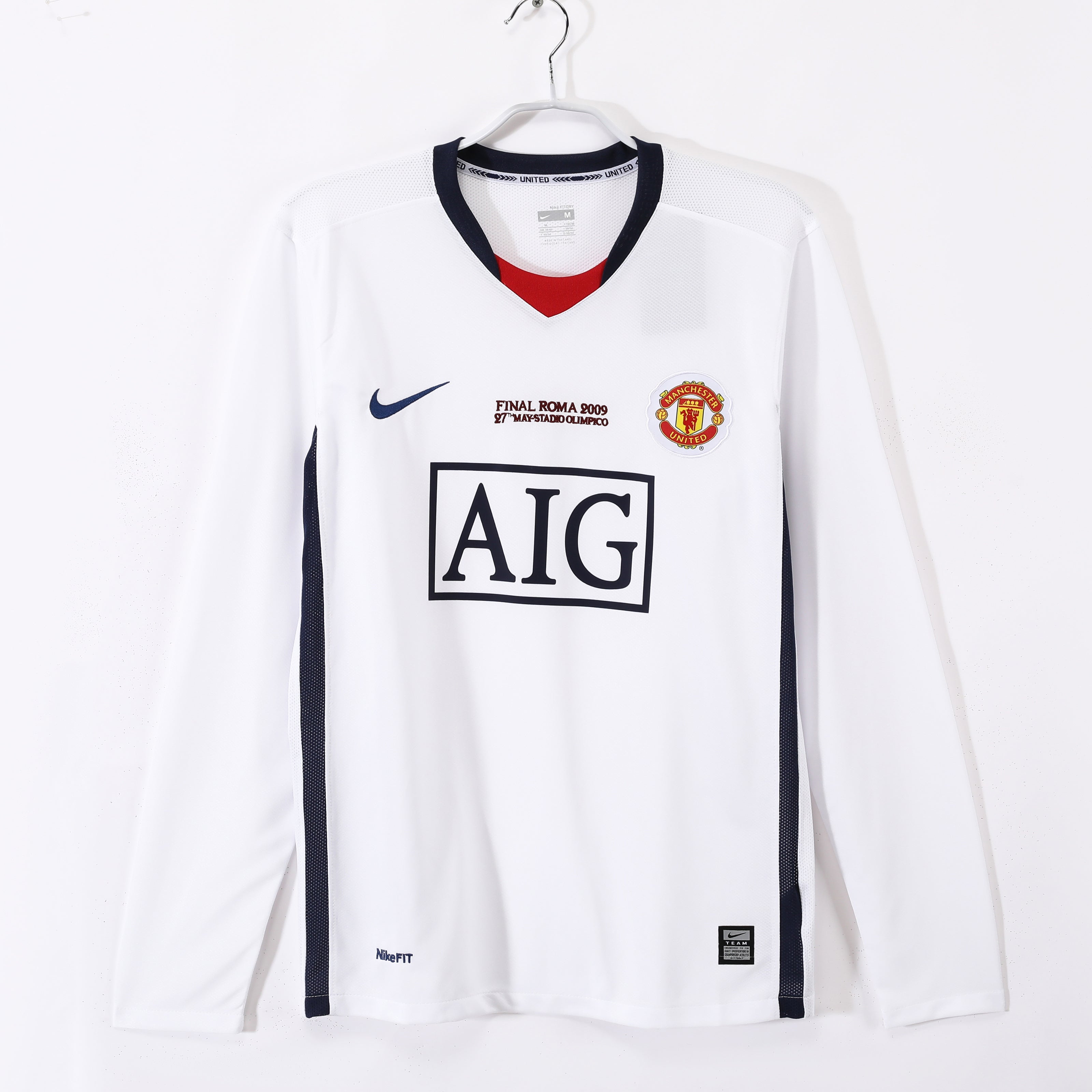 Manchester United 2008 Retro Away Final Edition Manche Longue